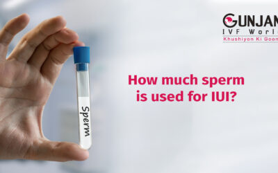 How much sperm is used for IUI?